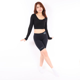 Cyber X Short - Biker - High Waist - No Pockets - CX Aero Fit - CX Luxe Recycled - Women's Activewear