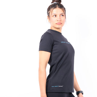 Cyber X Tee | Short Sleeve Slim Fit, 4-Way Stretch, CX AERO FIT, Women's Running